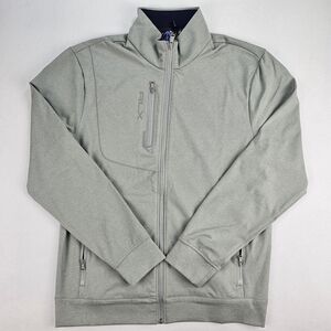 RLX Ralph Lauren Full Zip Performance Jacket Mens Medium Grey Heather NWT $188
